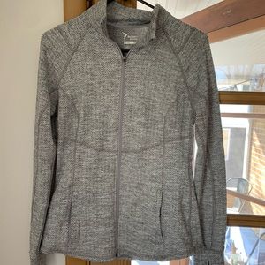 Gray athletic jacket